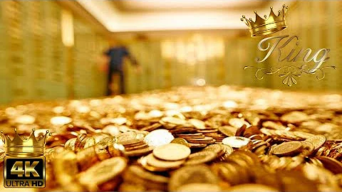 GOLD COINS & GOLD BARS :ealth Visualization, Manifestation, 4k Ultra