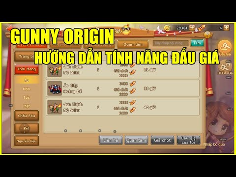 Gunny Origin VNG: Hướng Dẫn Tính Năng Đấu Giá Dành Cho Tân Thủ