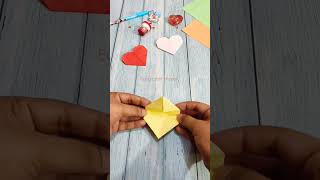 DIY origami heart 🔖 bookmark #papercrafter #origami #craft #diycrafts #handmade
