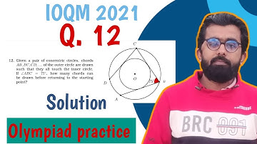IOQM 2021 SOLUTION || QUESTION 12 || IOQM EXAM || IOQM EXPLANATION ||#maths #olympiad