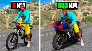 EVOLUI PARA MOTO DA POLÍCIA MAIS RÁPIDA DO GTA 5