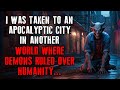 I was taken to an apocalyptic city in another world where demons ruled over humanity creepypasta