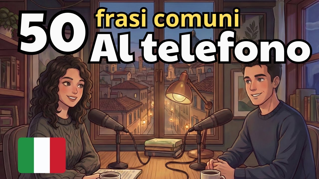 50 Essential Phrases & How to Talk on the Phone in Italian | Italian Conversation Practice