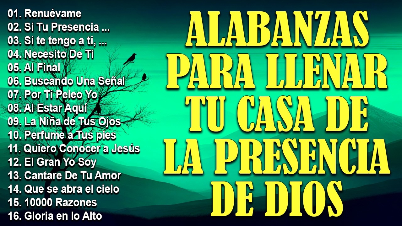 1️⃣CREO EN TI - HERMOSO NOMBRE - A TI ME RINDO 🙏🌟ALABANZAS PARA EXPULSAR TODO MAL DE TU VIDA