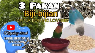 Pakan biji bijian untuk lovebird - Dapat dibeli di toko burung