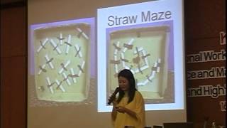 Miss Dee Jean Ong, Malaysia Creative Play with a Straw Maze.
