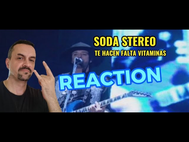 Soda Stereo - Te Hacen Falta Vitaminas (Gira Me Verás Volver) REACTION class=