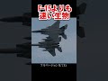 F-15よりも速い生物