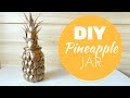 Diy pineapple jar  amazing room decor  best out of waste with plastic spoons   by fluffy hedgehog