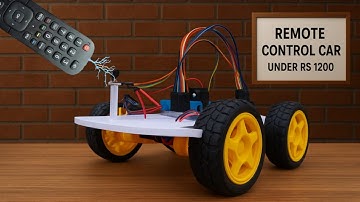IR Remote Controlled Car using Arduino | DIY Smart Car Project.