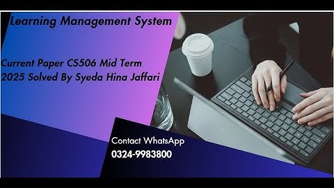 Cs506 Midterm Current Paper 2025