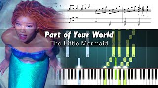 Disney - Part of Your World (The Little Mermaid) - Piano Tutorial + SHEETS