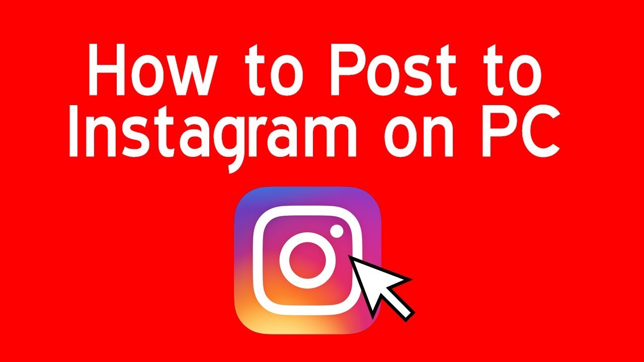 How to Post to Instagram on PC (Using Chrome on Desktop Computer) - YouTube