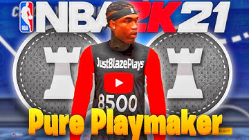 THE BEST PURE PLAYMAKER BUILD IN NBA 2K21 • THIS BUILD WILL BREAK THE GAME!