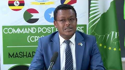 EASF Director Briefing on Command Post Exercise 2022 and EASF in General
