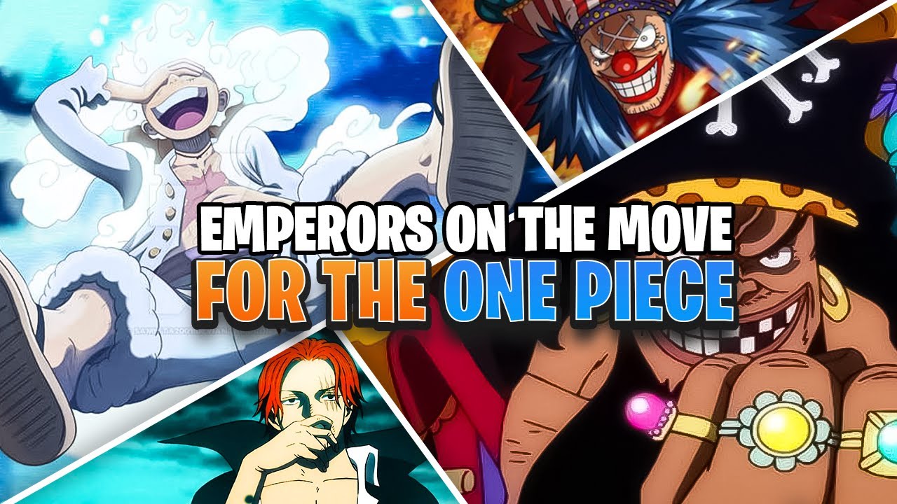 The 4 Emperors Unleash Their Fury for the One Piece!! - YouTube