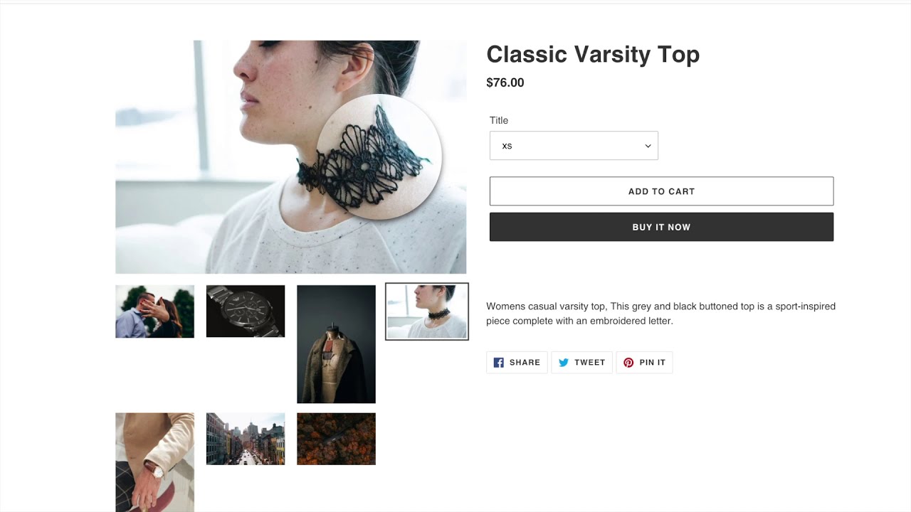 Super Zoom Image Magnifier  | Shopify app | E-commerce