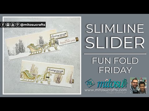 How To Make A Handmade Slider Christmas Card with Horse & Sleigh by Stampin' Up!