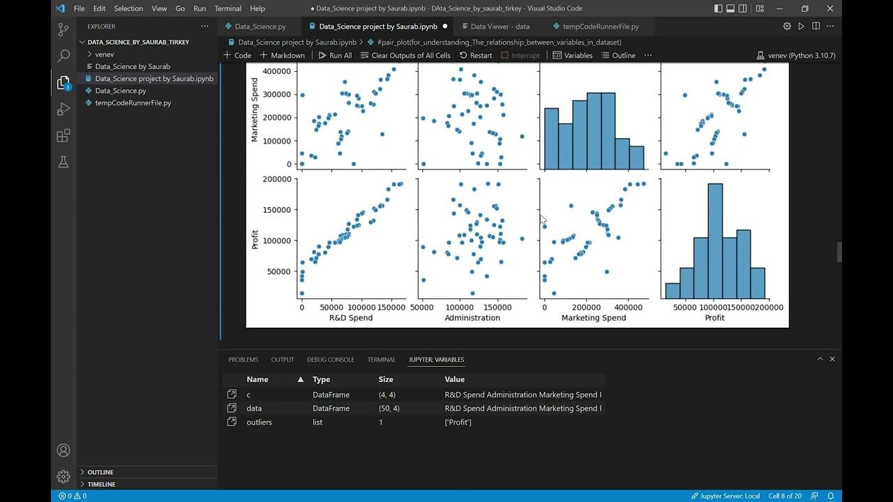 Data science - Profit prediction project from @exposysdatalabs4156# ...