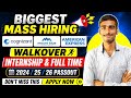 🔥Biggest Mass Hiring 2026 | Walkover, Cognizant, Mount Blue, American Express | Freshers Apply Now