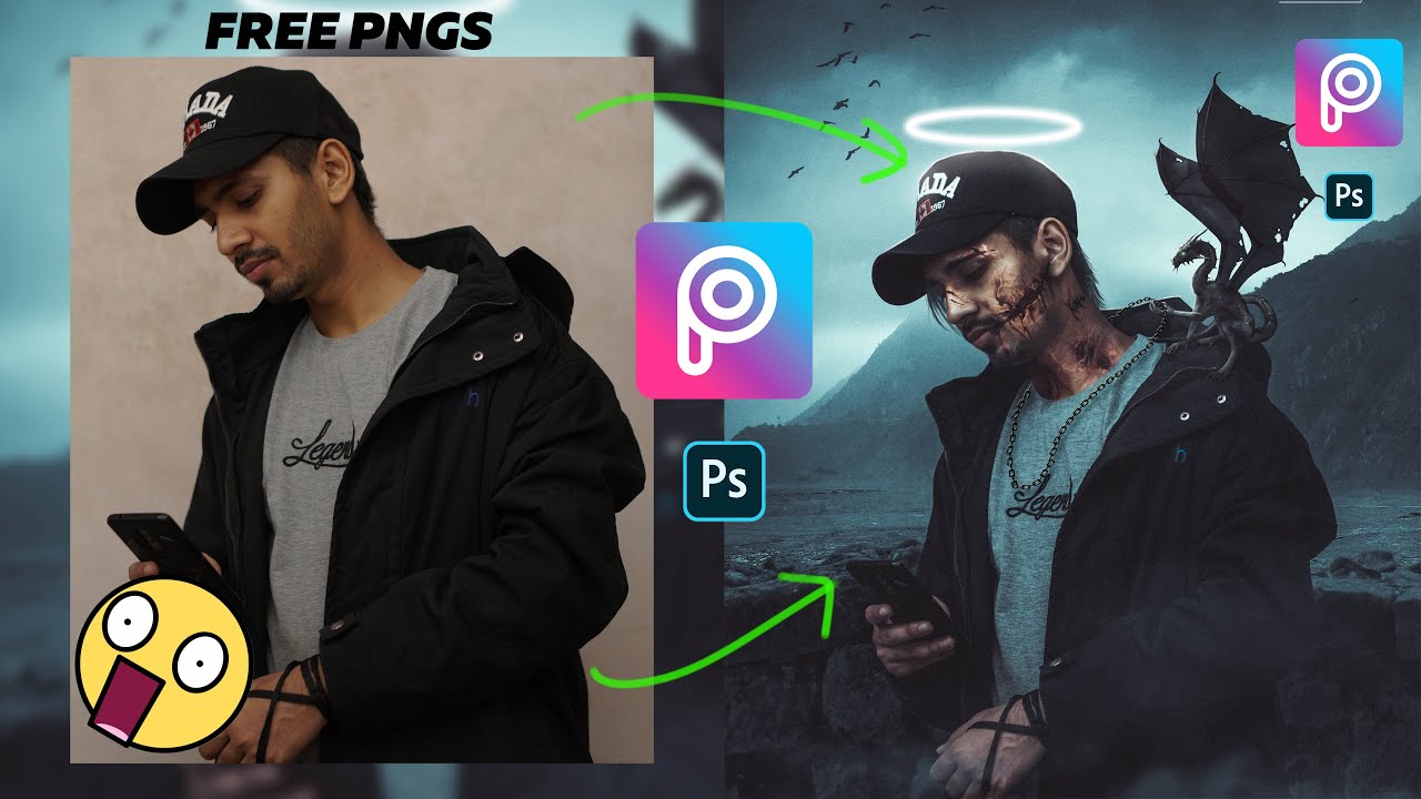 Picsart Photo editing zombie Top best picsart edits YouTube
