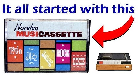 Playing the VERY FIRST music cassette tape