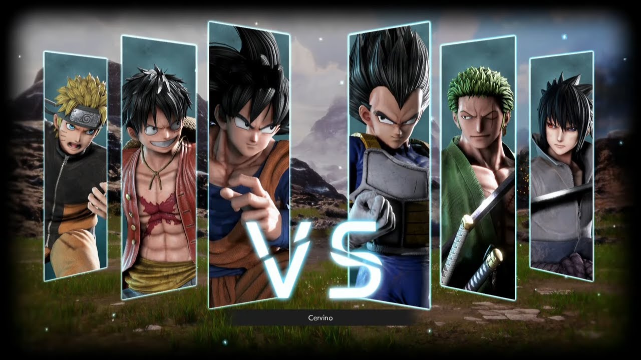 Jump Force Team Goku vs Team Vegeta (CPU VS CPU)
