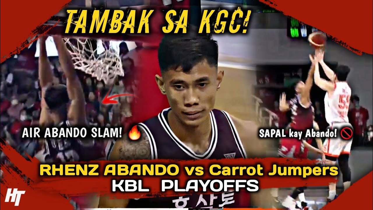 KGC Tinambakan ng 50+ POINTS sa Semis Game 1 ang Carrot Jumpers! Abando ...