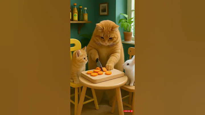 A Mother’s Love Knows No Species 🐱❤️🐰 #catstory