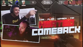 When Valorant Gets HEATED (Insane Comeback ft. TimTheTatman, Voyboy, Fl0m & C0M)