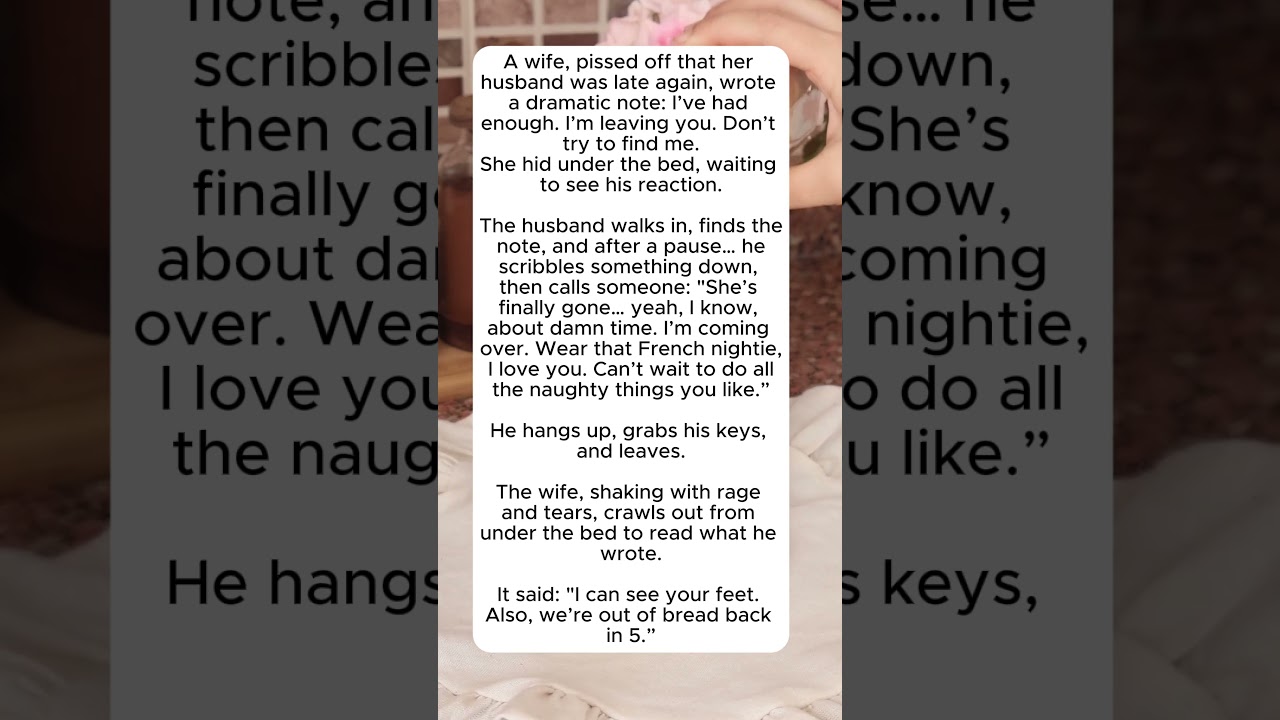 The Most Savage Husband Comeback Ever