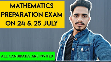 IMU CET MATH PREPARATION EXAM | 24 & 25 JULY | AJAY KHATI