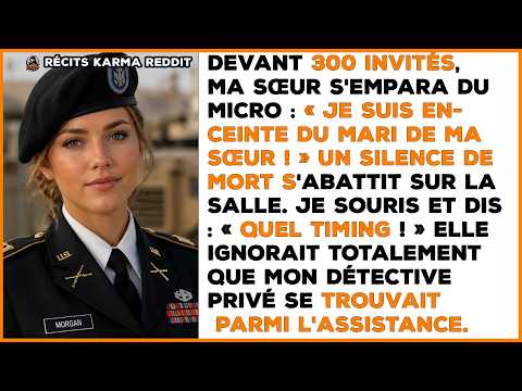 « Je suis enceinte de ton mari », lança ma sœur avec un sourire narquois. Soudain, mon détective ...