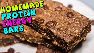 Homemade PROTEIN Energy Bars Recipe