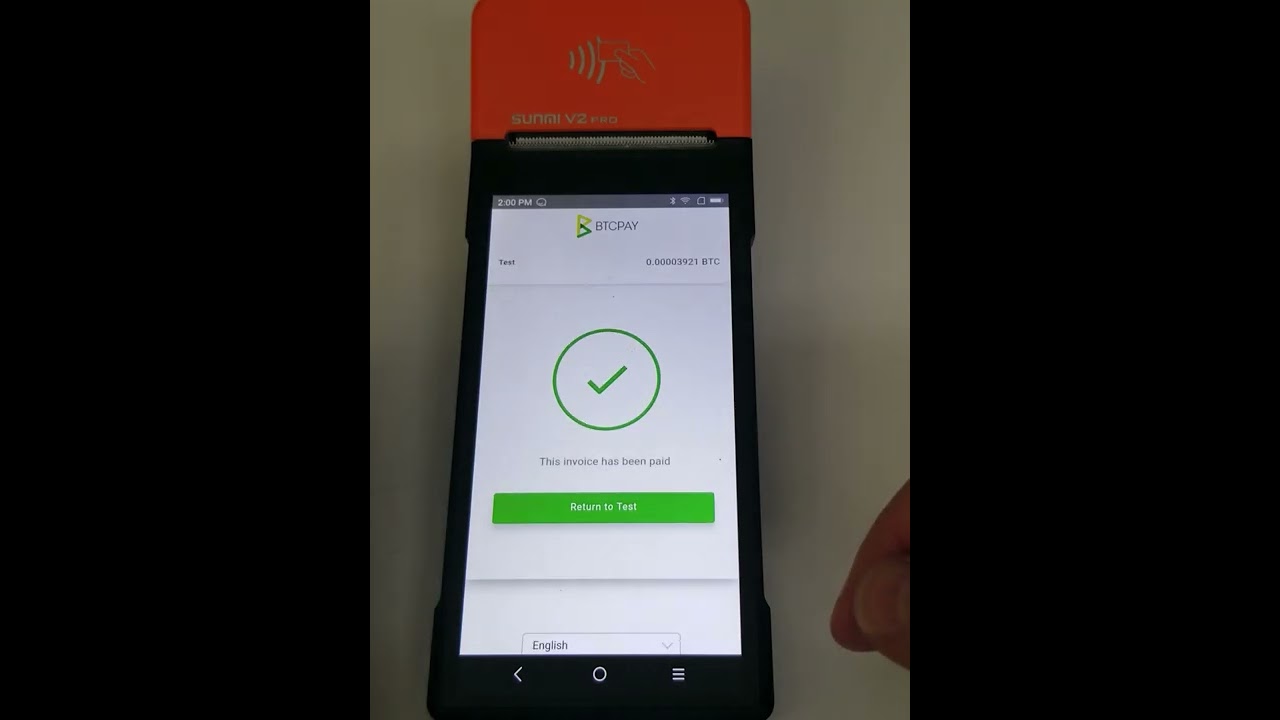 YouTube BTCPAY POS