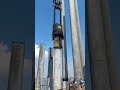 600mm pile driving by diesel hammer