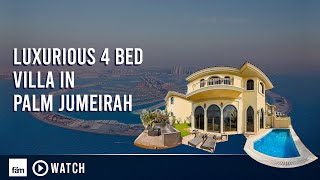 Luxurious 4 Bedrooms Villa in Palm Jumeirah with Swimming Pool & Beach access