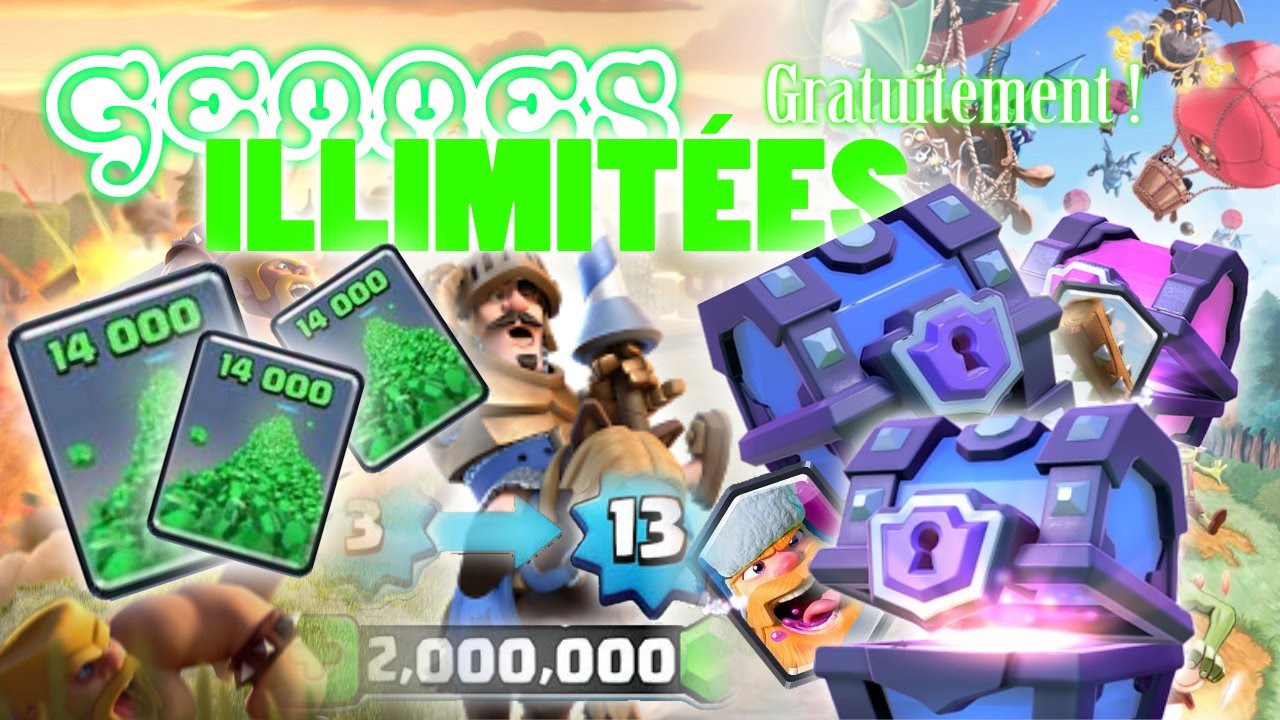 [TUTO] AVOIR DES GEMMES GRATUITEMENT ET EN ILLIMITÉ SUR CLASH ROYALE