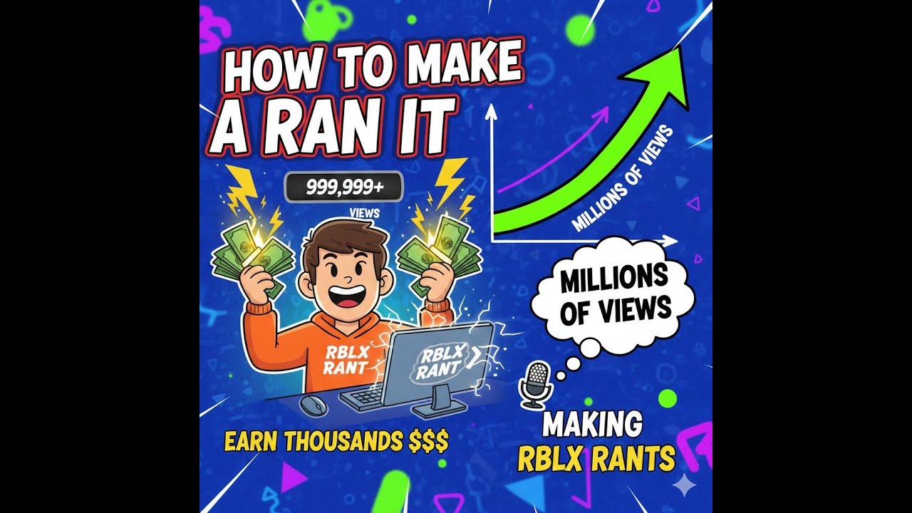 Roblox Rant Maker how to make a roblox rant video to earn 3000 a month - YouTube