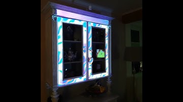 Heavym projection mapping vitrine