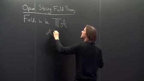 Kevin Costello - String Theory for Mathematicians - Lecture 1