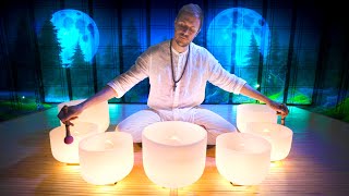 Moonbeam Singing Bowl Sound Bath | Finding Light in the Darkness | Sleep, Comfort, and Hope