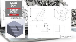 Celebrity Solidworks CAD Tutorial exercise #23 for beginners Wealth
