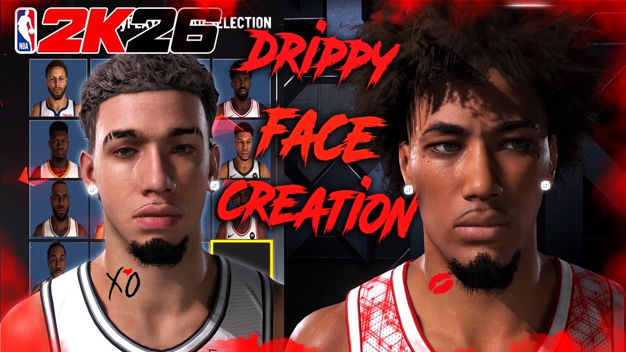*NEW SEASON 2* TOP 5 DRIPPY & COMP STAGE FACE CREATIONS in NBA 2K26 💯🔥! BEST DRIPPY FACE CREATION