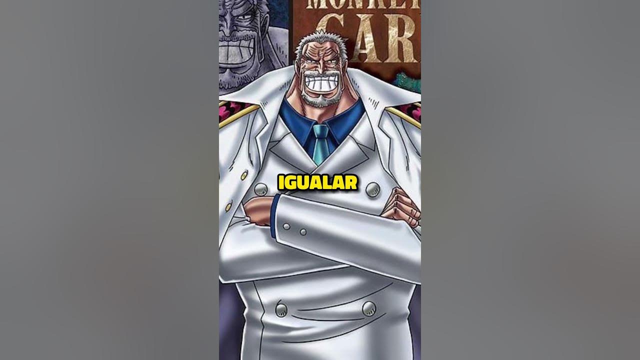 Monkey D. Garp Mostra seu Poderoso Haki do Rei ou Haki Armamento Avançado One Piece shorts