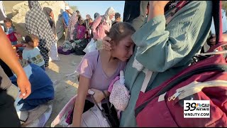 Palestinians Flee Gaza as Israeli Strikes Target Hamas, Hezbollah
