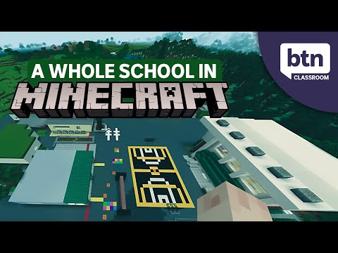 Minecraft School Tour - Behind The News