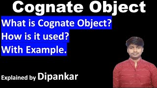 📌Cognate Object/analysis in detail 👍