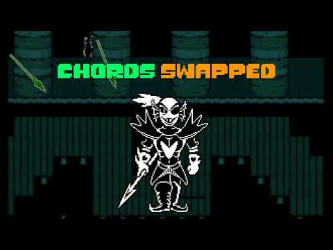 Battle Against a True Hero but the chord progressions are swapped
