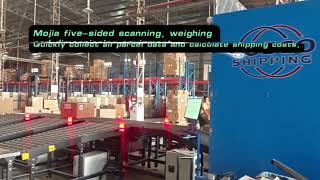 Mohisttech &COSCO Shipping Intelligent DWS Sorting Line